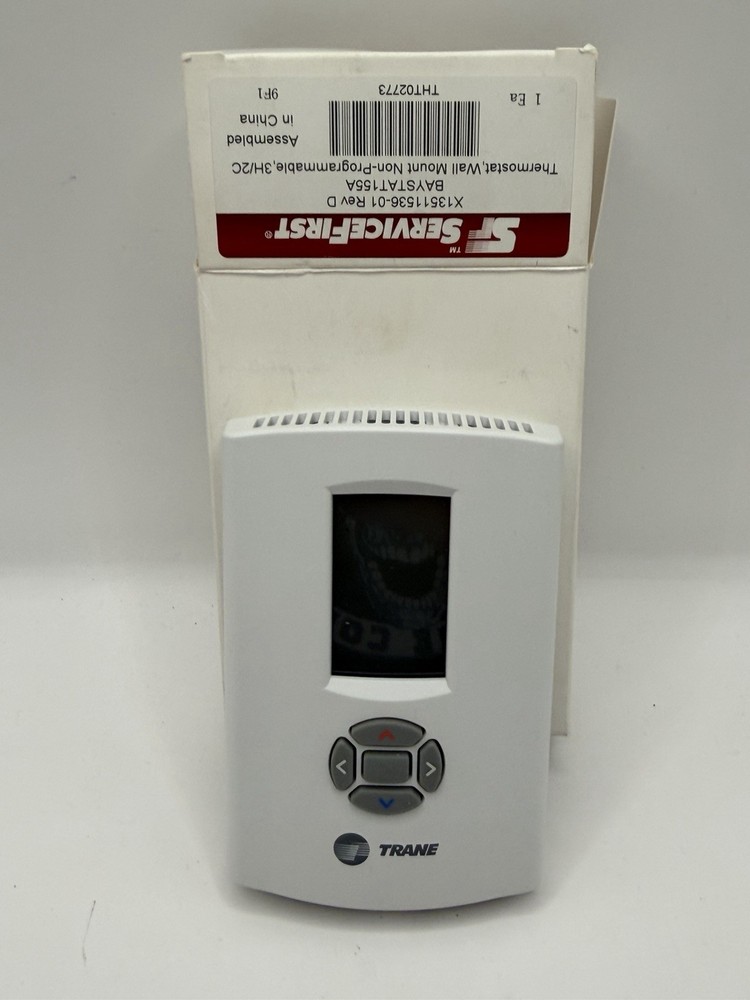 Trane Service First Thermostat BAYSTAT155A Wall Mount Non Programmable 3H2C New