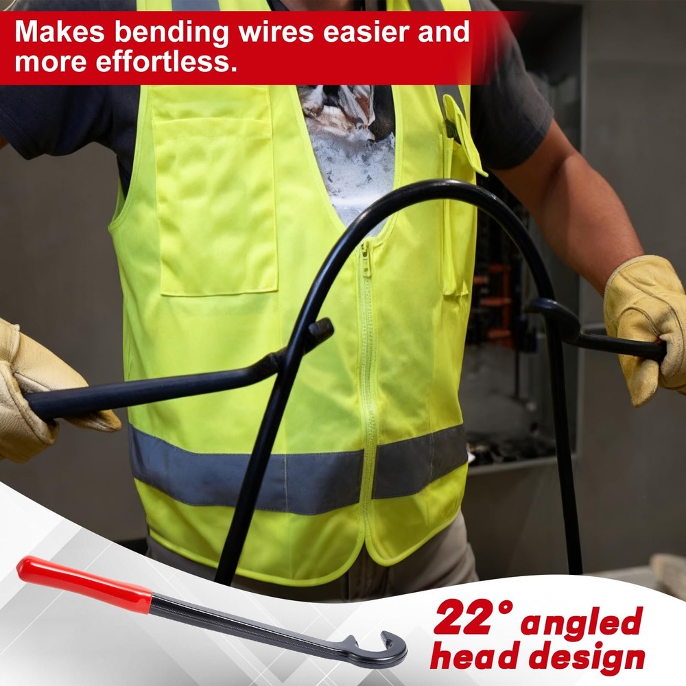 2 Pack Cable Bender Wire Bending Tool Electrical(350 MCM,12 Inch)