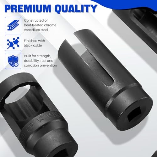 10pcs Oxygen Sensor Socket Set Sensor Oil Pressure Sending Unit Socket Set