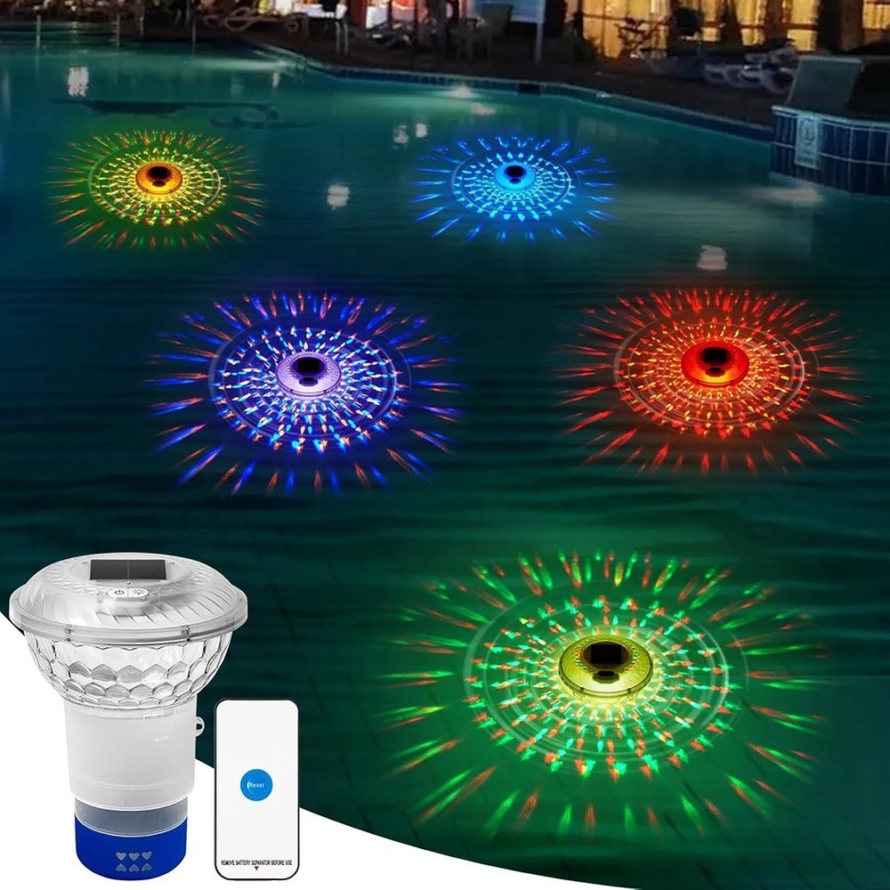 Illuminated Pool Floater with User Friendly Features for Effortless Maintenance
