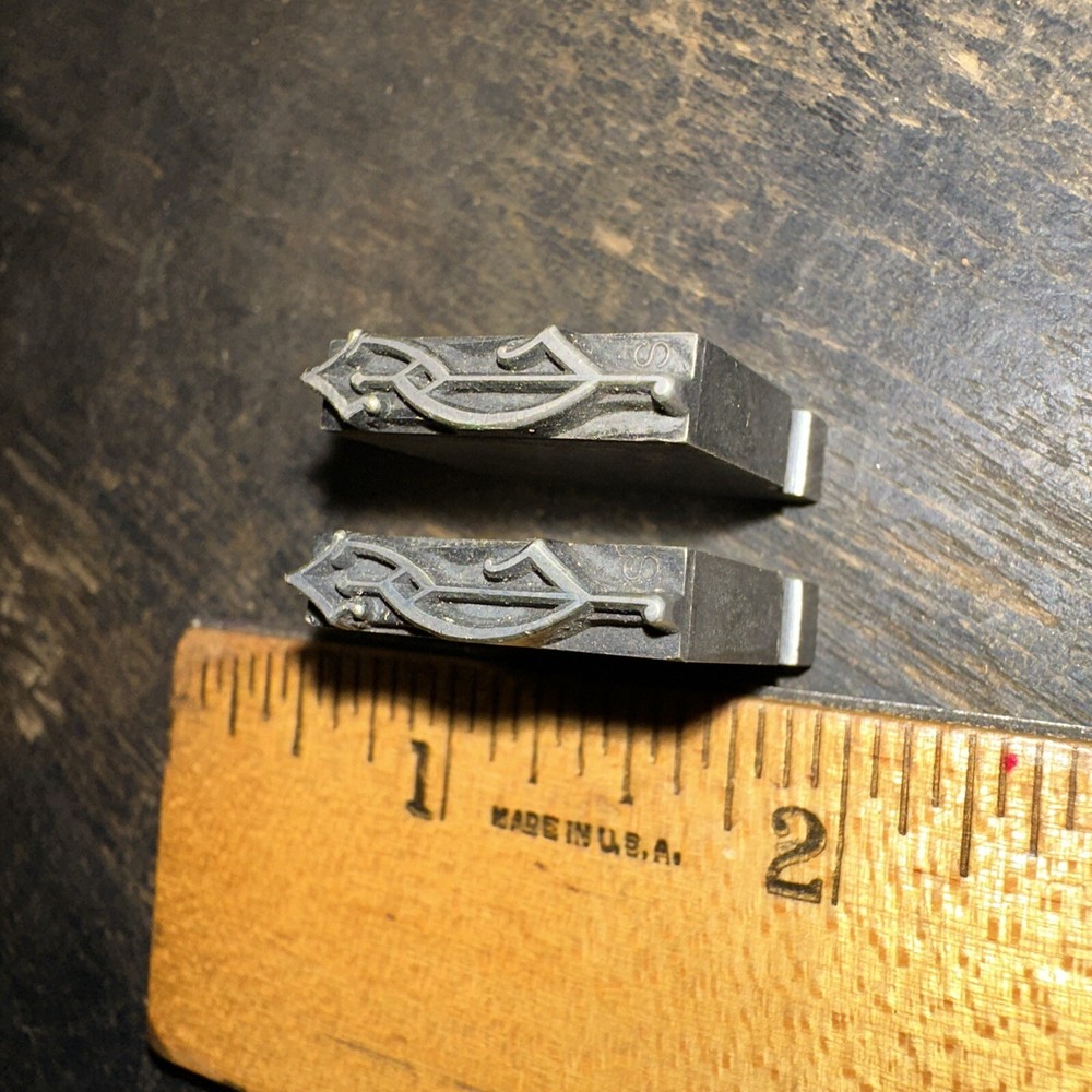 Print Blocks “ Lead Ornamental Borders “ Nice Lines!