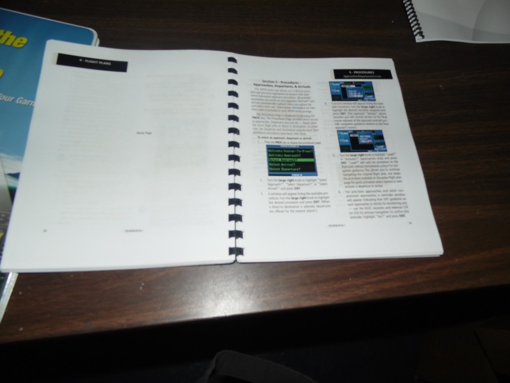 Garmin 430 530 Software and 400w Series Quick Reference & Pilots Guide