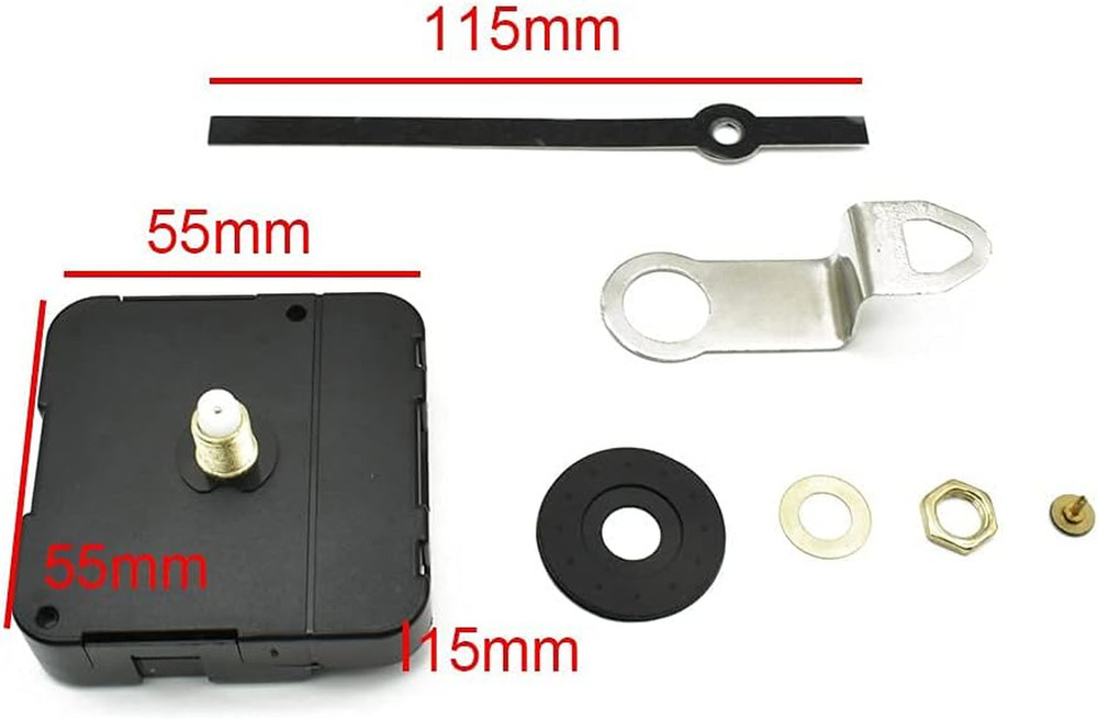 55mm Tide Quartz Wall Clock Movement DIY Replacement Mechanism + Hands