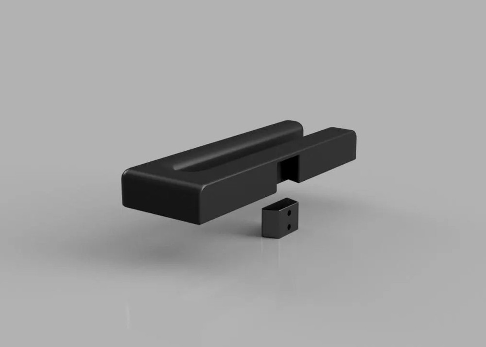 Floating Slotted Skateboard Rack – Sleek Wall-Mounted Design