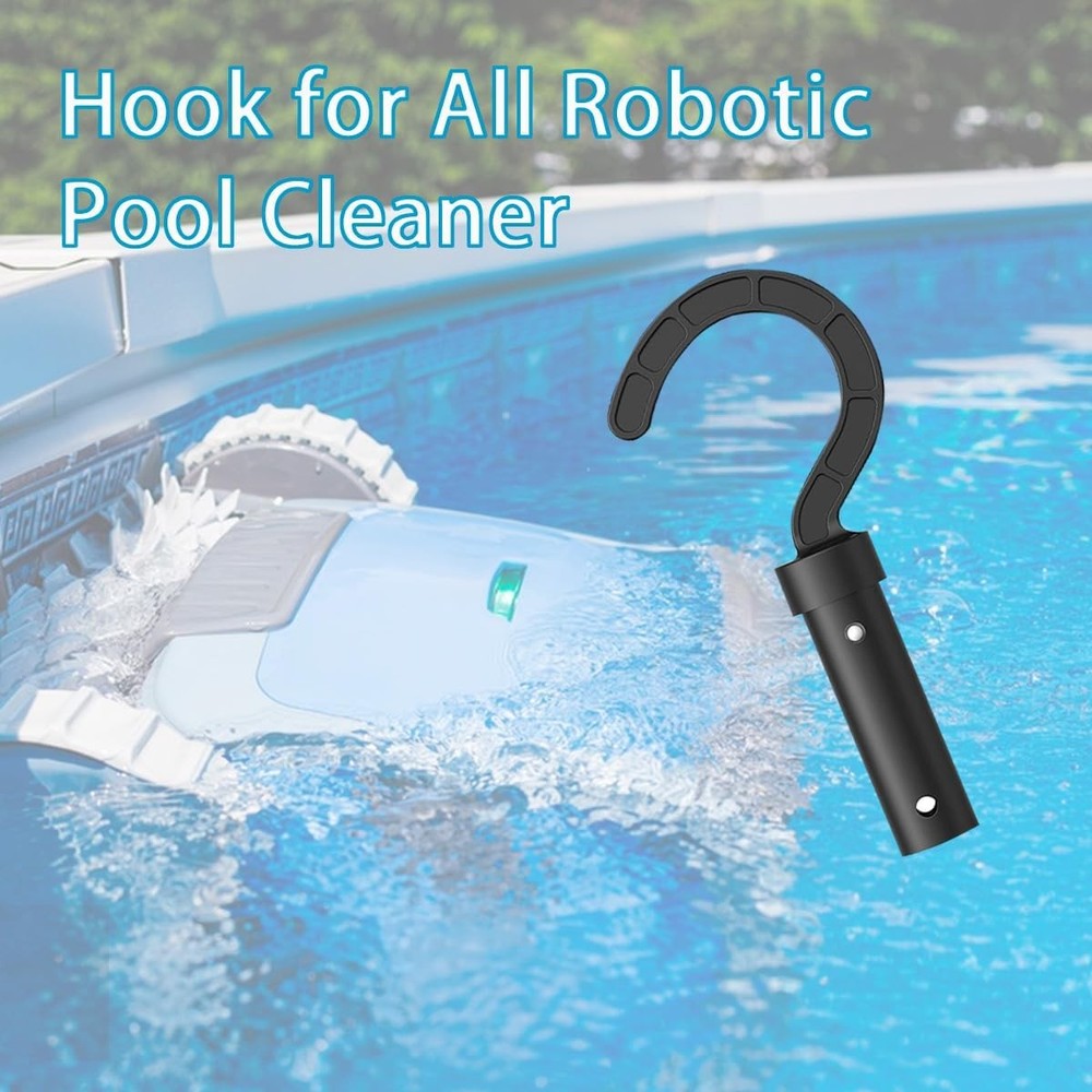 Pool Hooks for Poles Hook Robotic Cleaner Pole Black