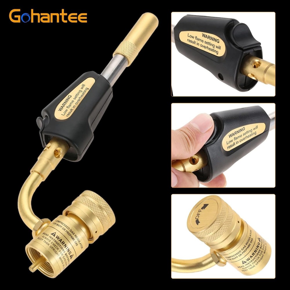 Multi-Purpose Propane Torch with 360° Rotation & Self-Ignition - Perfect for DIY