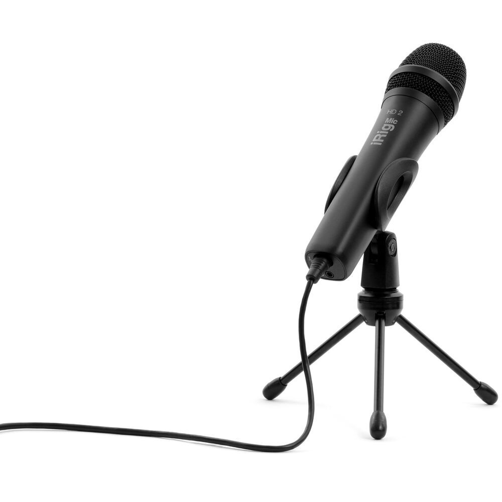 IK Multimedia iRig Video Creator Bundle Streaming Podcast Mic Light Ring Tripod