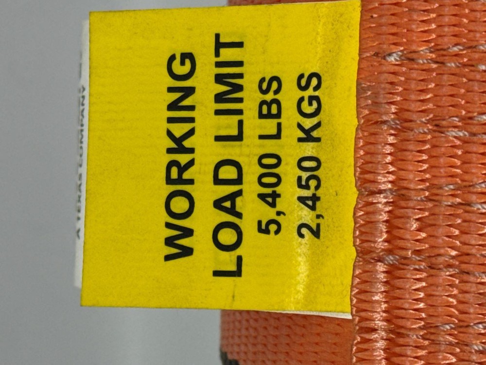 3"X27' Heavy Duty Winch Strap with Flat Hook 2 Pack