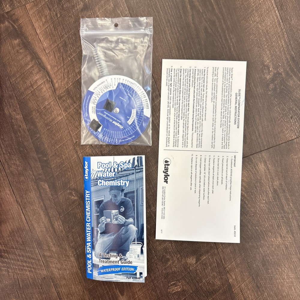 Used Taylor Professional Starter Slide Test Kit