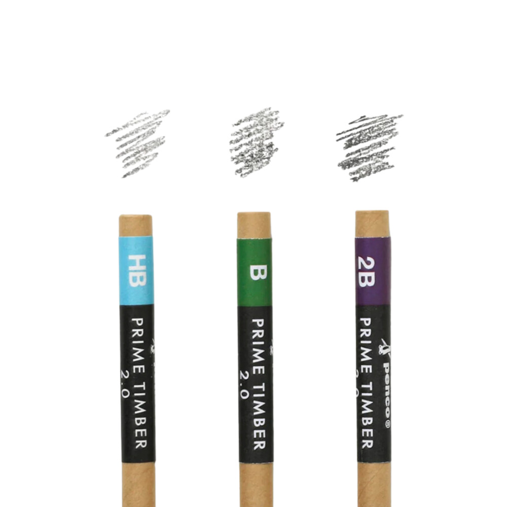 HIGHTIDE Penco Prime Timber Pencil Refills: type B / 5-pack (Graphite)