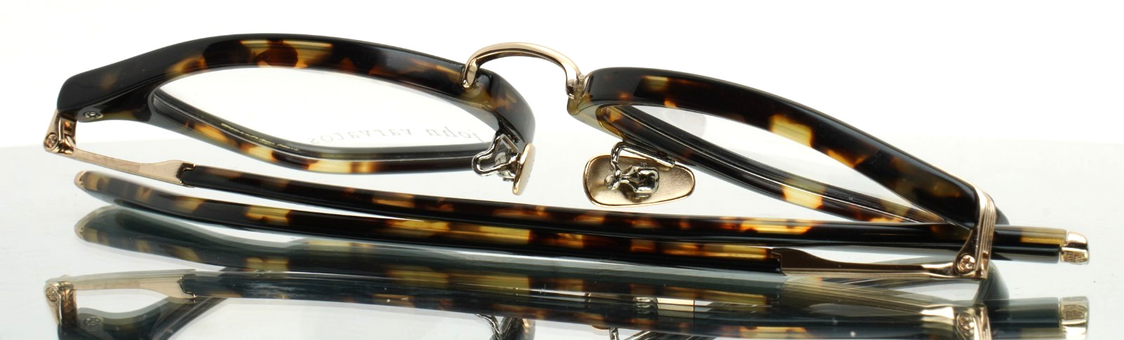 JOHN VARVATOS V405 Black Tortoise Mens Square Full Rim Eyeglasses 48-23-150