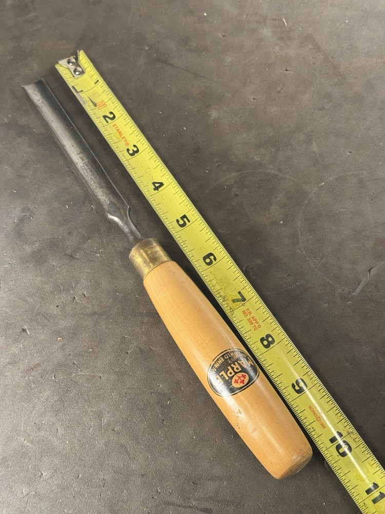 Vintage Marples Sheffield Gouges 1/2" 12mm England Chisel