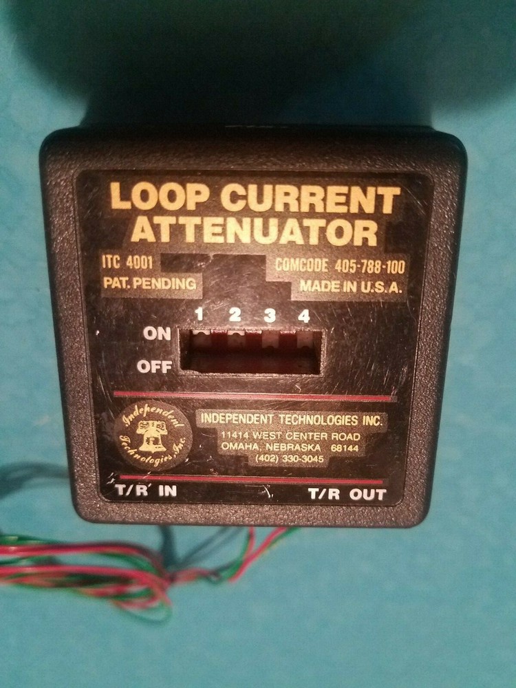 Independent Technologies ITC-4001 Loop Current Attentuator - USA