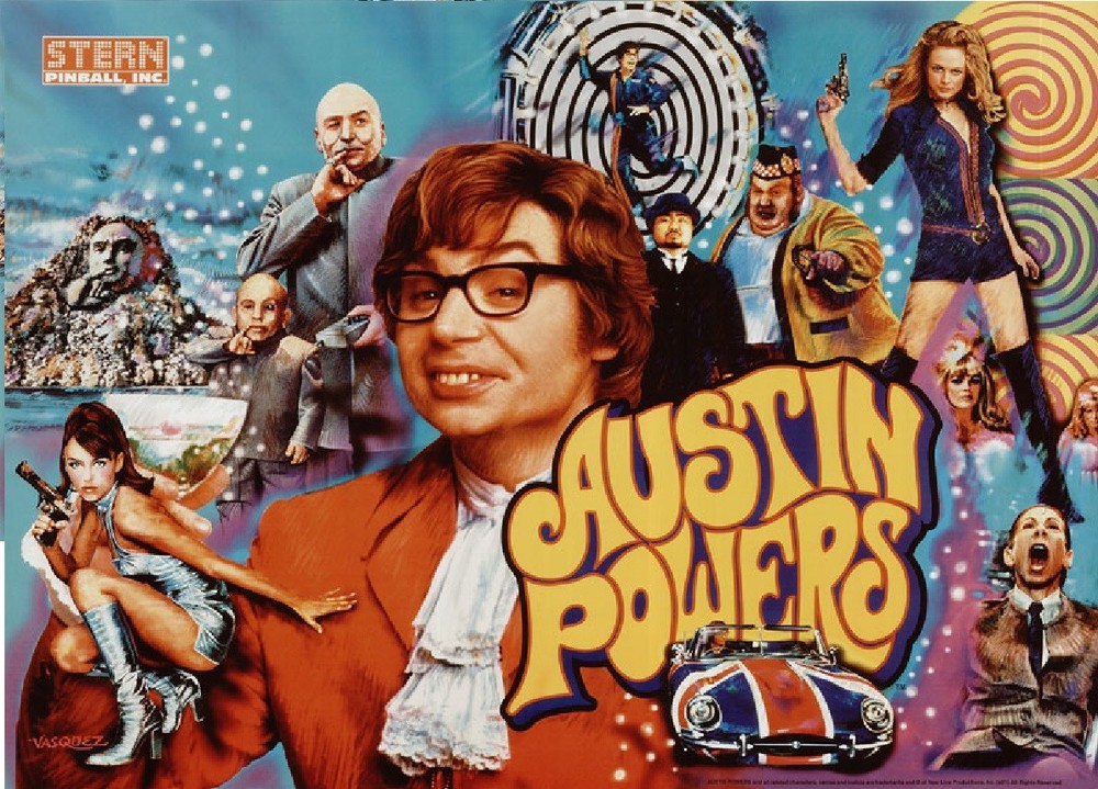 AUSTIN POWERS NON GHOSTING Lighting Kit custom SUPER BRIGHT PINBALL LED KIT