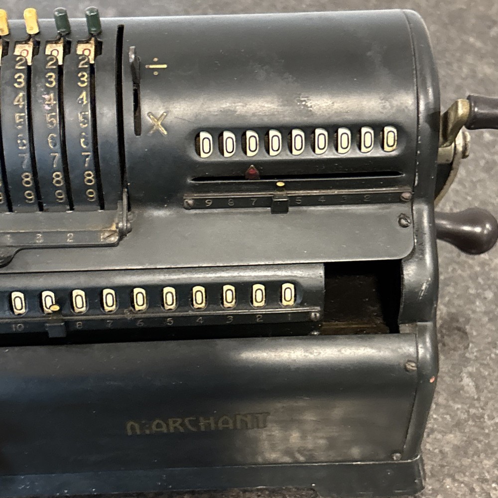Antique Marchant Adding Calculating Machine Pony WORKING RARE 1920’s🔥