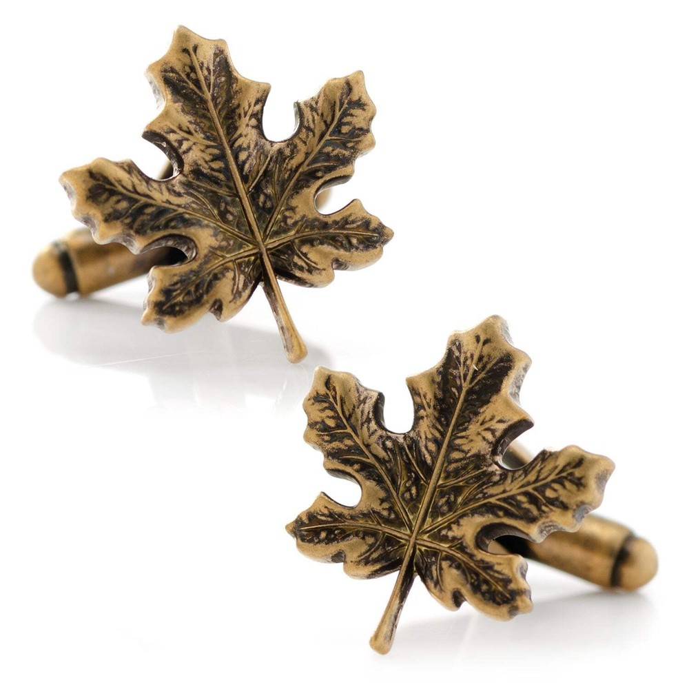 Maple Leaf 3D Cufflinks