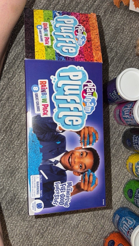 Playfoam Pluffle Rainbow Pack Sensory Modeling Compound Set - 8 Colors