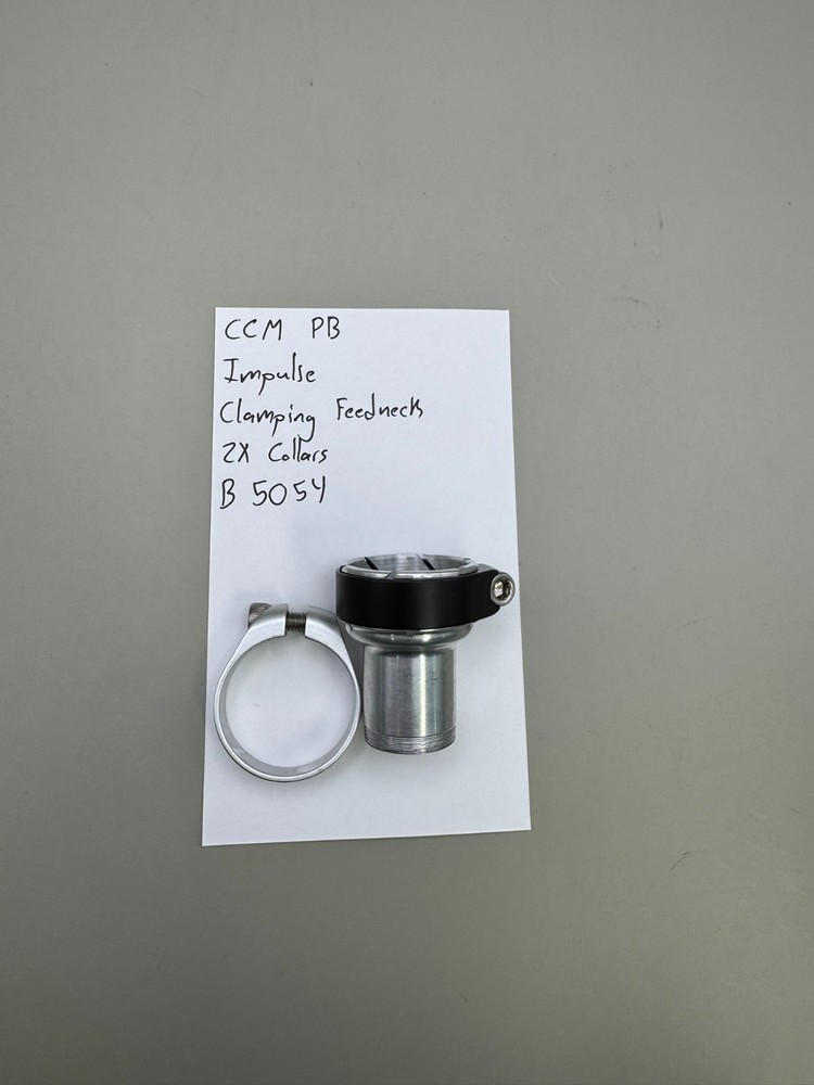 CCM PB Impulse Clamping Feedneck 2 x Collars-Silver