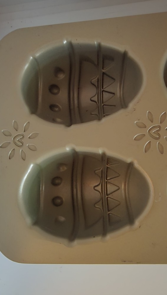 CIROA Easter Egg Cake Cakelet Pan Molds Aluminum