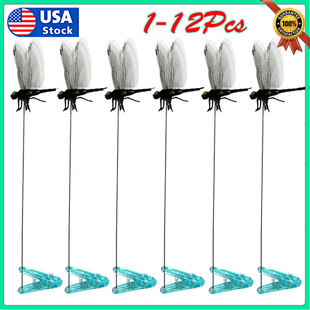 Dragonfly Hat Clip Realistic Dragonfly Clip Bug Repellent Dragonfly Hat Clip JQ