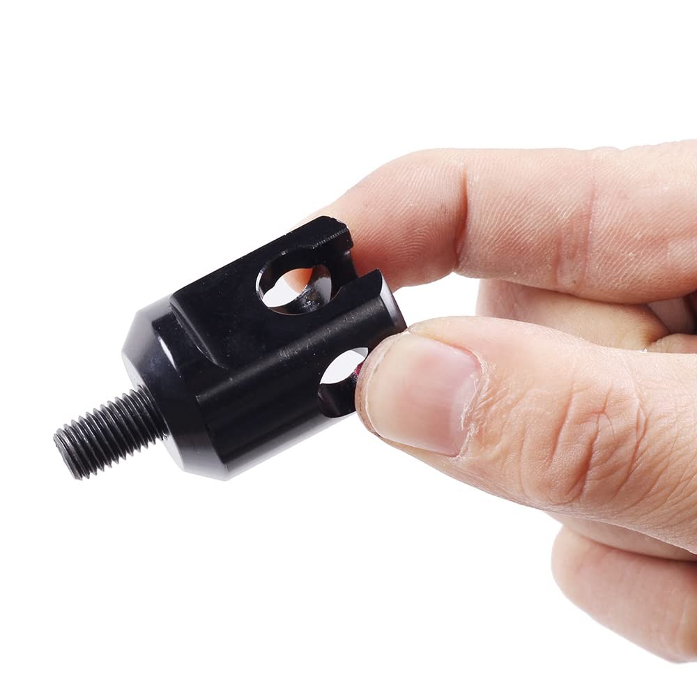 Bow Stabilizer Quick Disconnect Double Joint Archery Shock Absorber Connector...