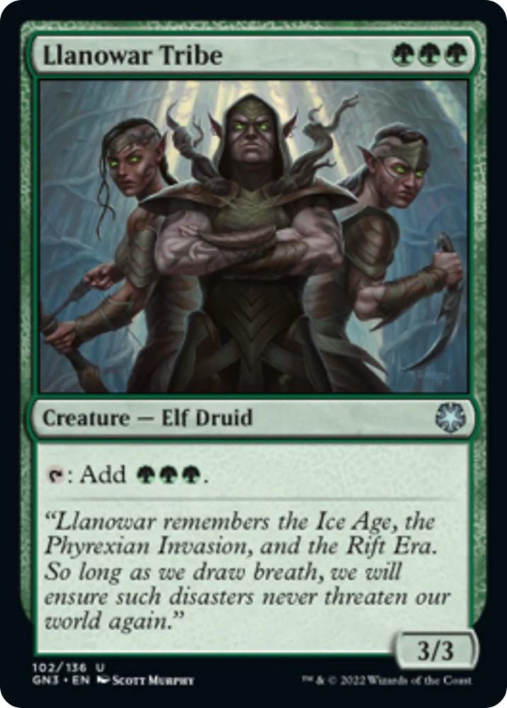 Llanowar Tribe [Game Night: Free-for-All]