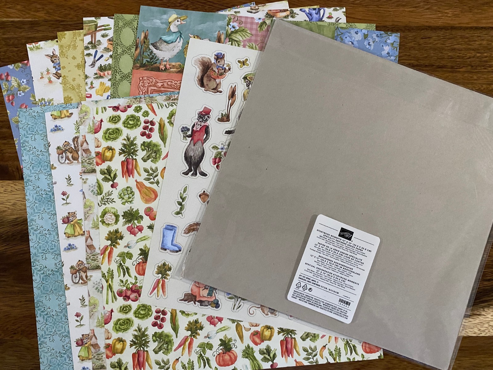 Stampin' Up Retired 12"x12" DSP Paper