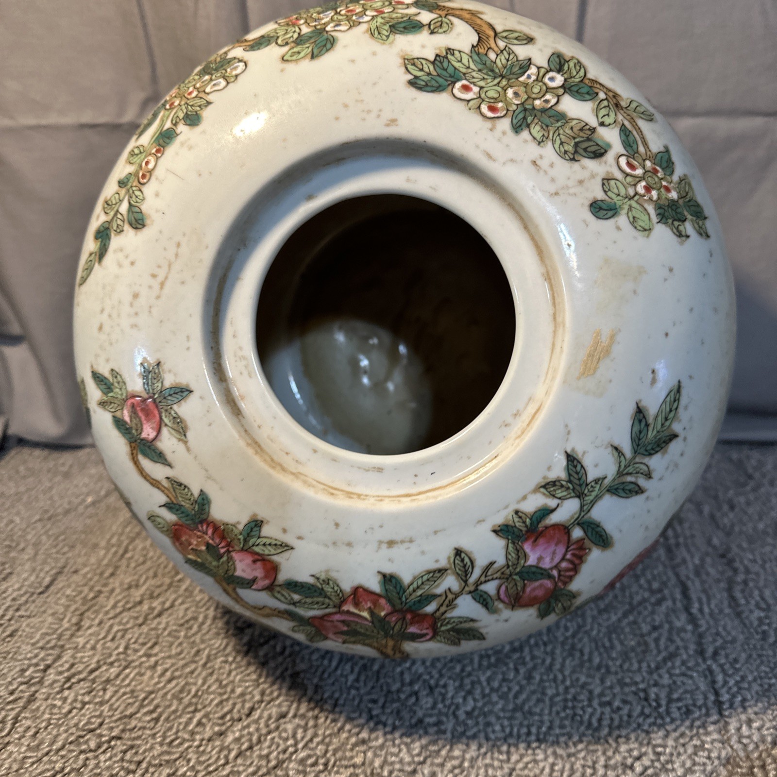 A Nicely Enameled Ginger Jar, Tongzhi Mark, Republic Period, Rooster &Hen Themed