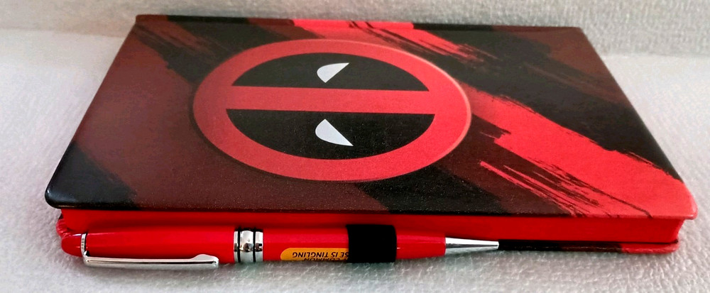 Marvel Deadpool Premium Notebook Diary & Pen Gift Set New NOS 2017