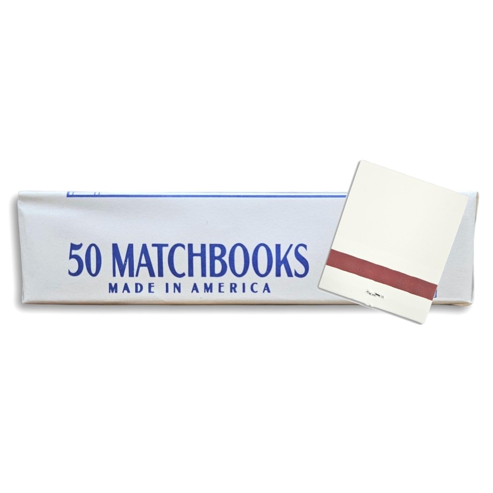 Plain White Matchbooks Value Pack | 50 Count Box | Pack of 5