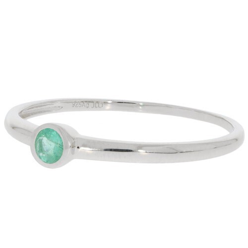 Sterling Silver Semi Mount Ring Setting Round RD 3x3mm