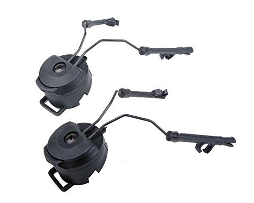 DLP Tactical Helmet ARC Rail Adaptor Set for Peltor Comtac Headset