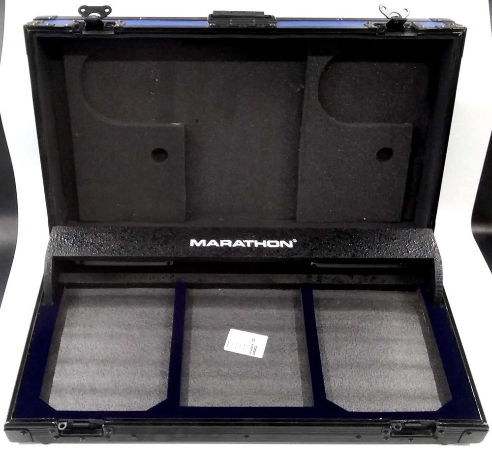 Marathone MA-CDJ10V2BLK Blue DJ CD Player Case Hard Shell New
