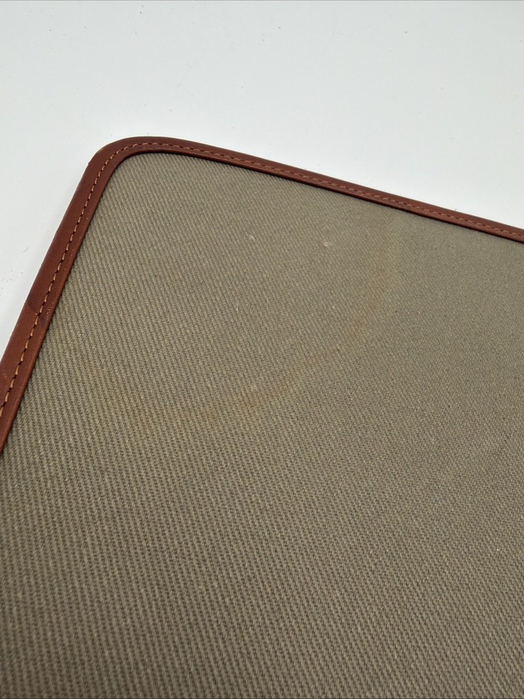 Cutter & Buck Portfolio Organizer Leather Trim Houndstooth 13"