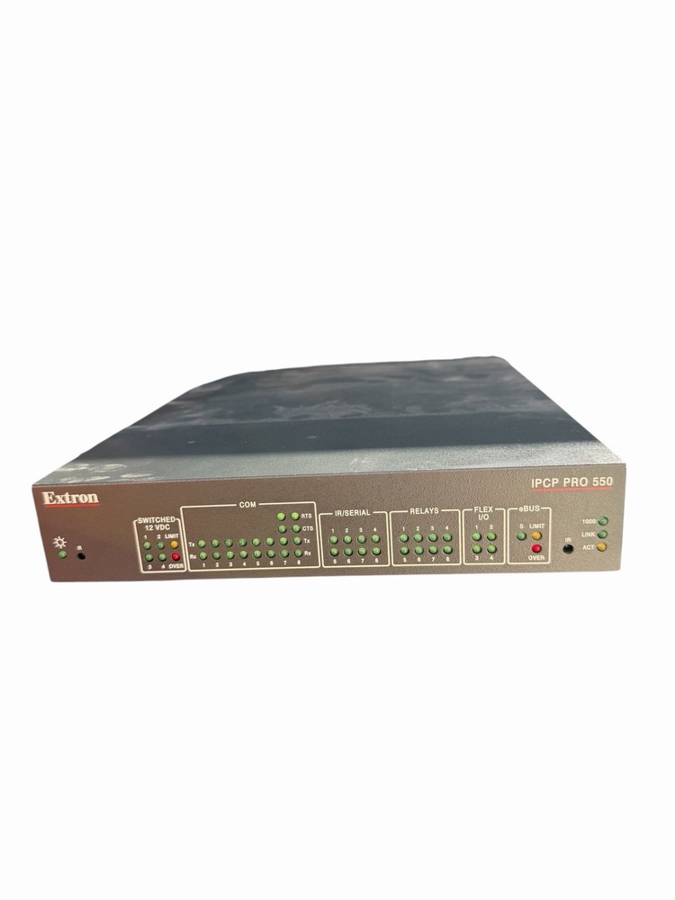 1 Extron IPCP Pro 550 - IP Link Pro Control Processor. Part # 60-1418-01
