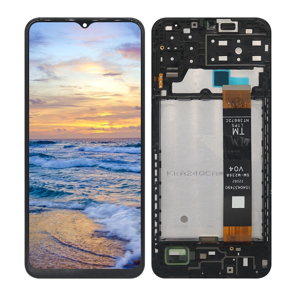 For Samsung A13 LTE 4G A135 A135F A135M LCD Display Touch Screen Digitizer Frame