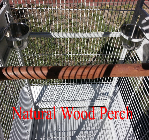 Large Parrot Open Play Dome Top Cage Cockatiel Macaw Conure 28"Lx22"Wx 62"H