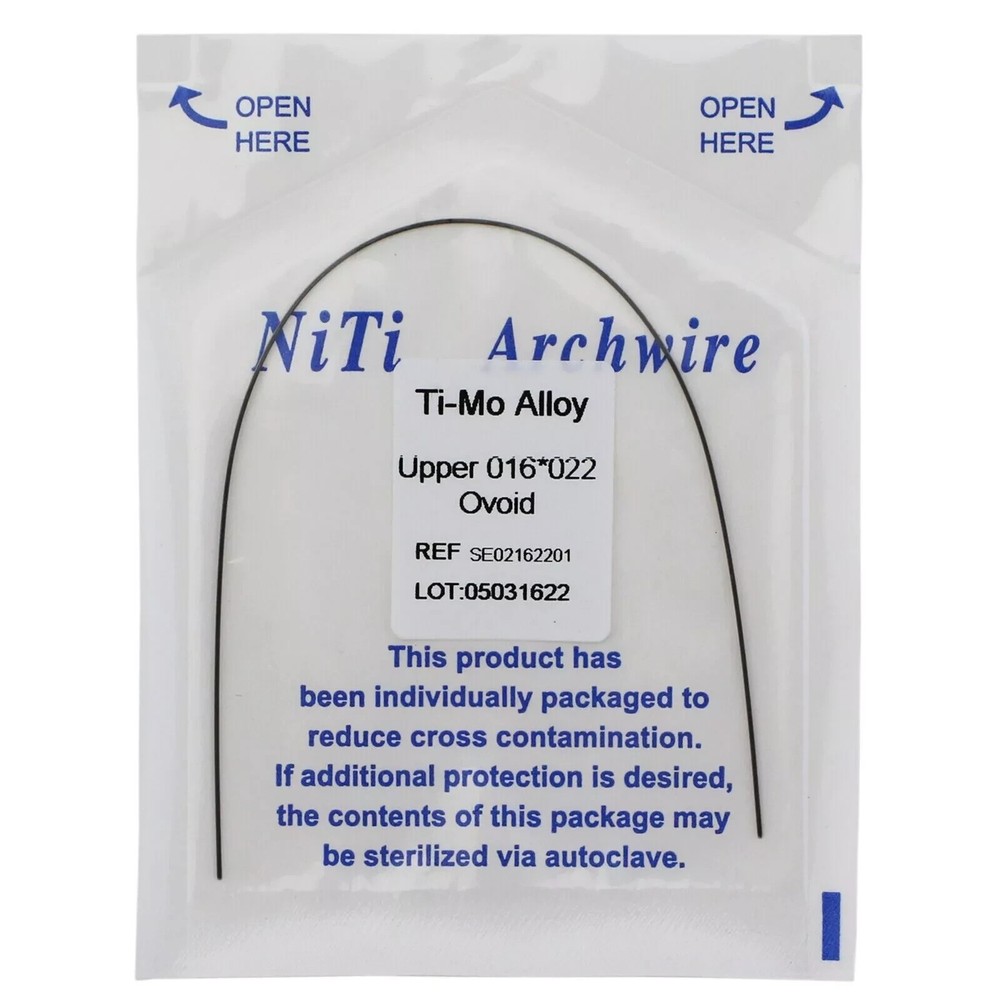 1 Pack Orthodontic Dental Rectangular TMA Molybdenum Alloy Arch Wire Upper/Lower