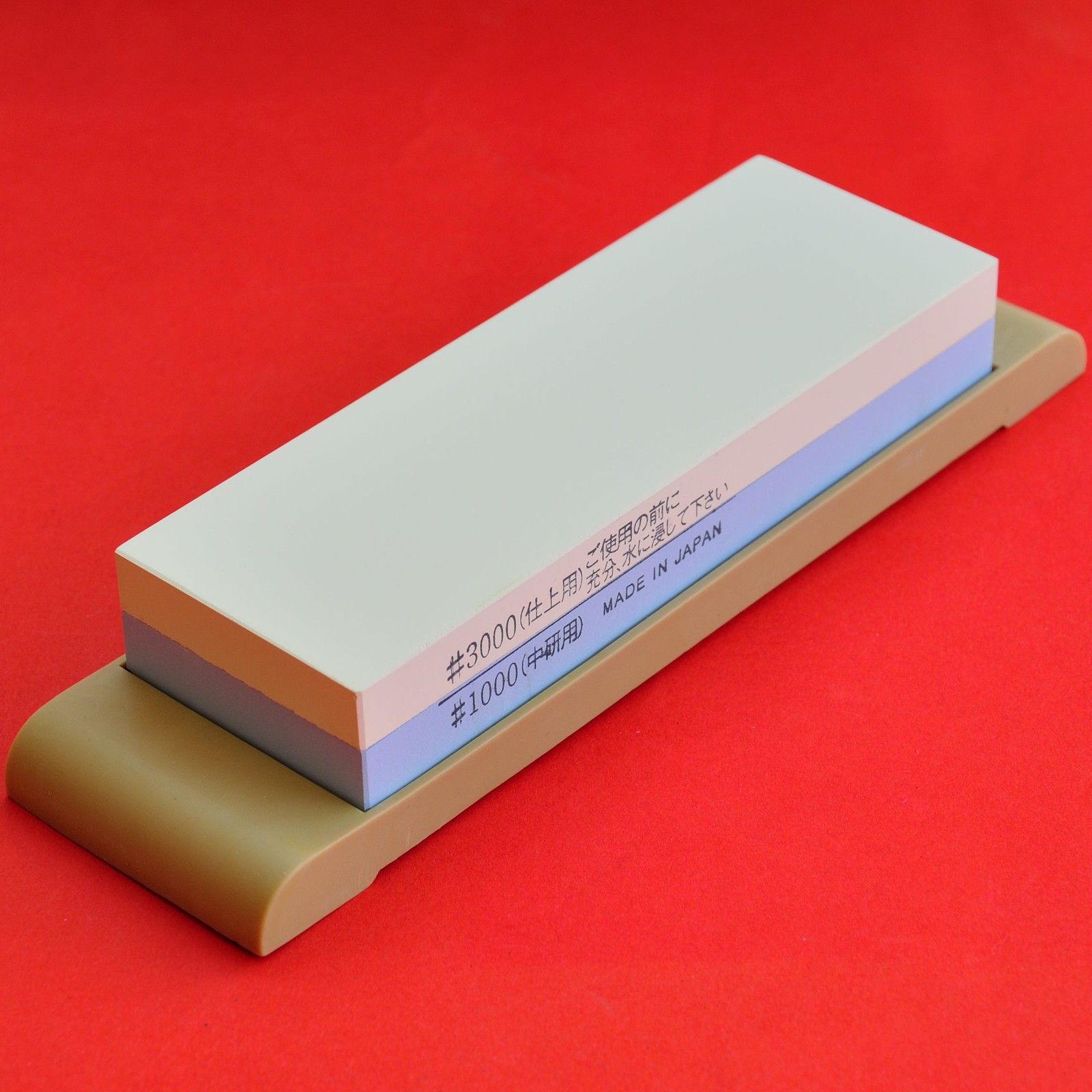 Japan waterstone dual whetstone sharpen duo #1000/3000 big model Japon knife