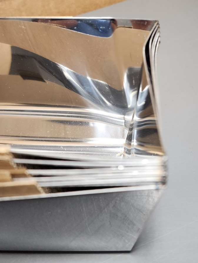 Level5 5-332 12" Stainless Steel Professional Mud Pan (Qty 6)