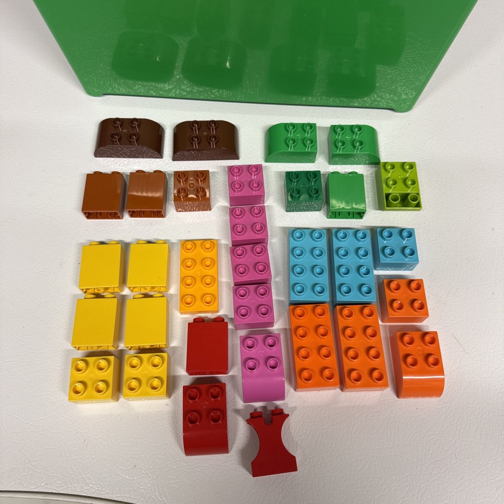LEGO Storage 8 Stud Brick Stackable Box Container 14x7x6 Lot Bricks Minifigures