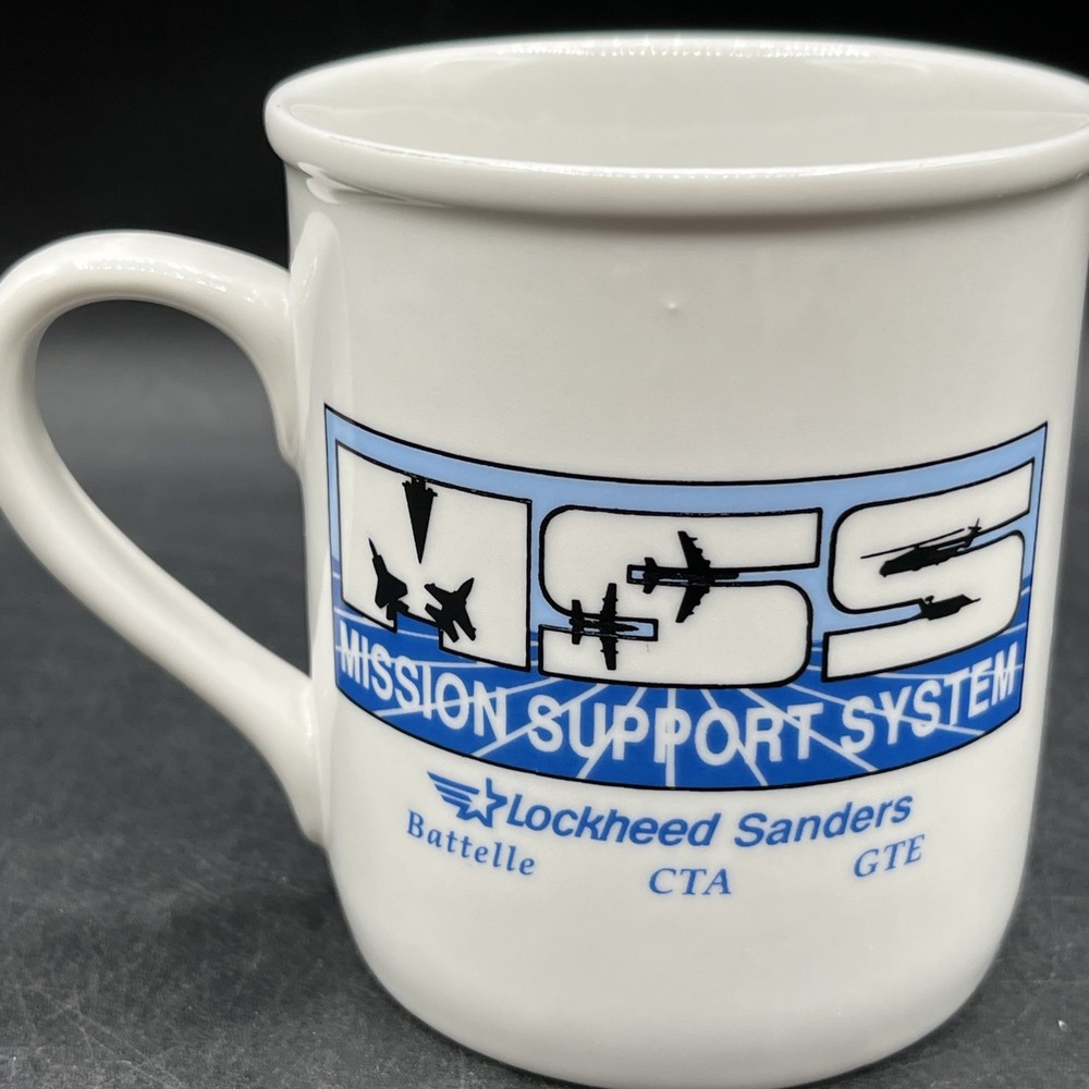 Mission Support Systems, Lockheed Sanders Mission Planning Systems coffee mug