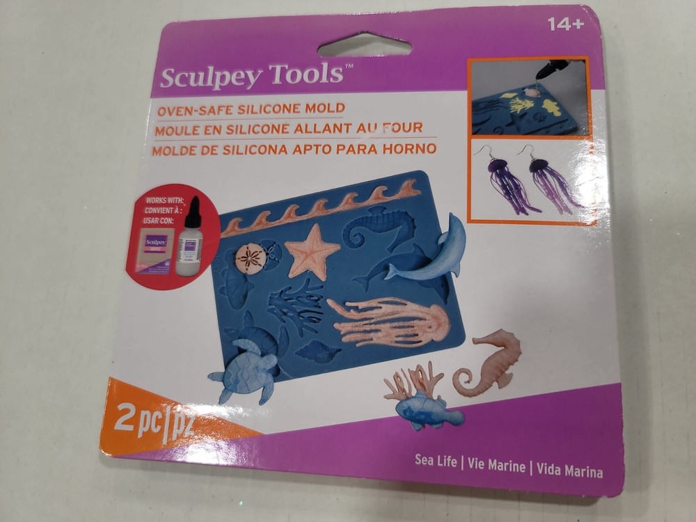 Sculpey Flexible Push Mold-Sea Life (A37)