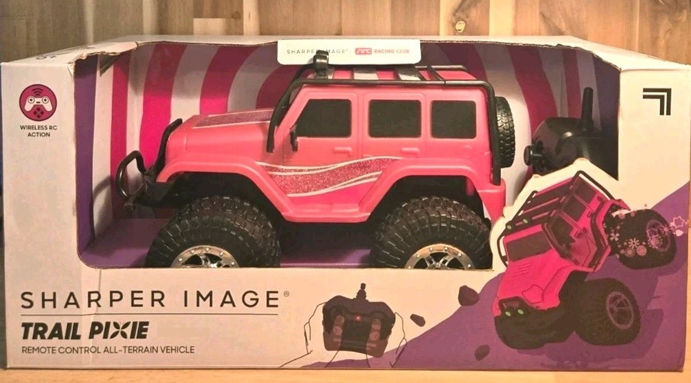 Sharper Image Remote Control Trail Pixie All-Terrain Vehicle Pink Wireless New
