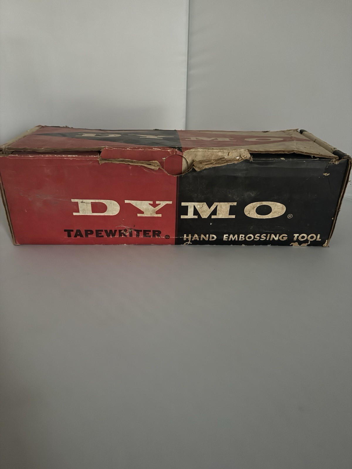 Vintage Early DYMO TAPEWRITER Label Maker Metal working w/tape Model M 22