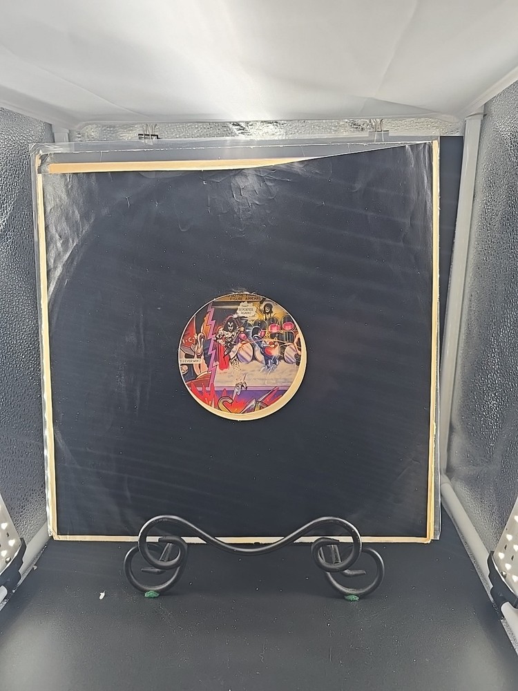 KISS Unmasked Autographed Inner Peter Chris & Ace Frehley Casablanca VG+/VG