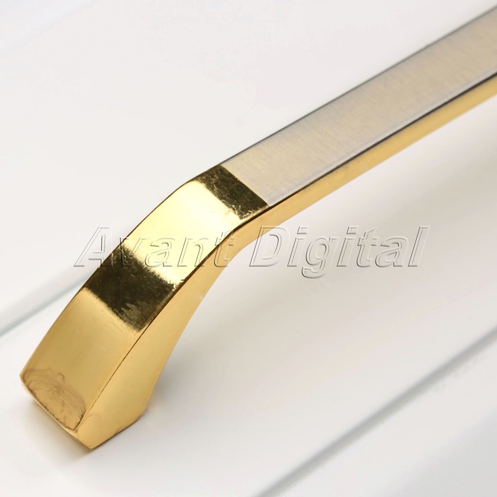 Simple Modern Alloy Door Pulls Handles Drawer Kitchen Cabinet Cupboard Knobs