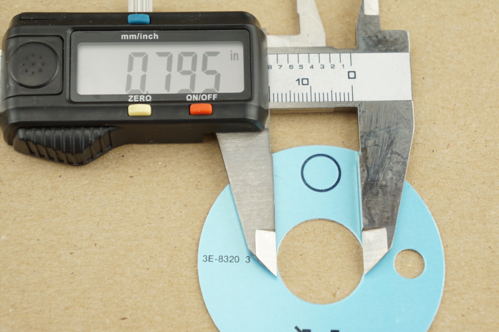 New OEM Cat 3E-8320 Battery Disconnect Switch Replacement Instruction Plate