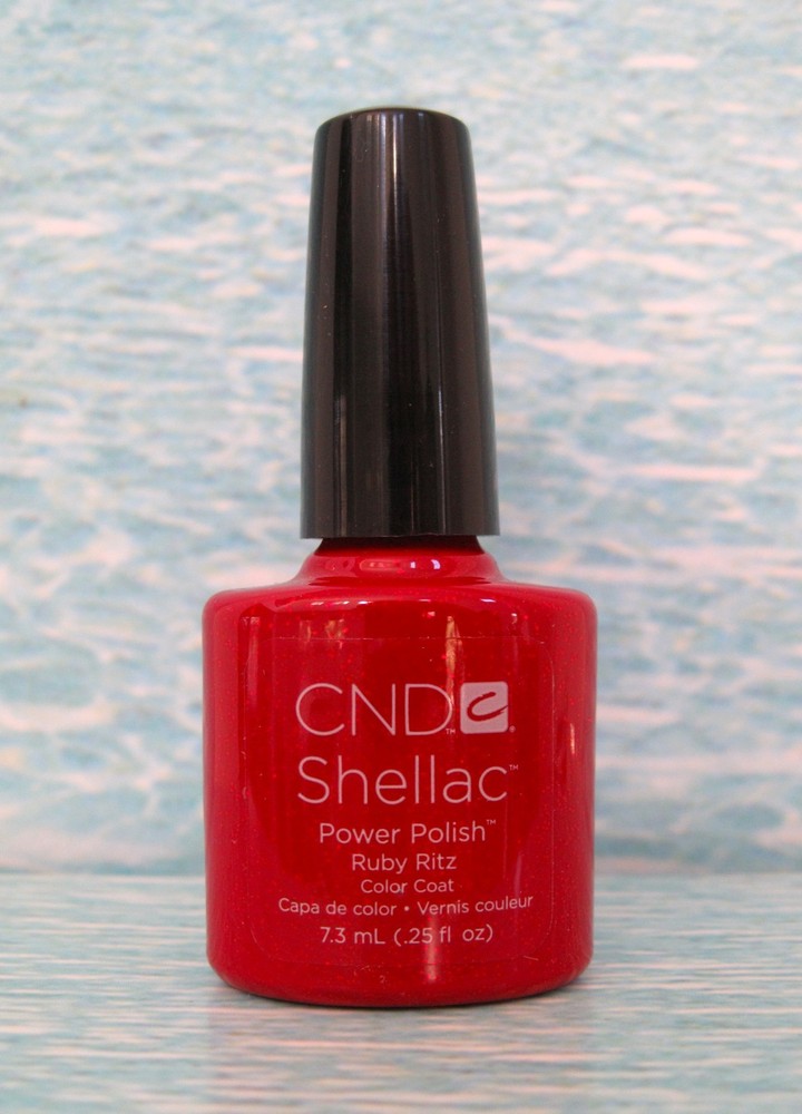 CND SHELLAC RUBY RITZ & WILDFIRE Perfect Pair Red Gel Polish Set NIB Ltd Ed