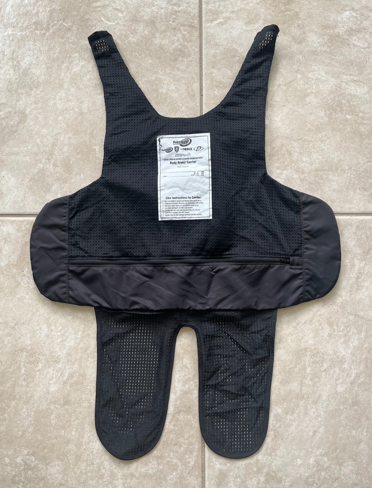 POINT BLANK Polyester Cover Carrier Front ONLY Size 46R (Black)
